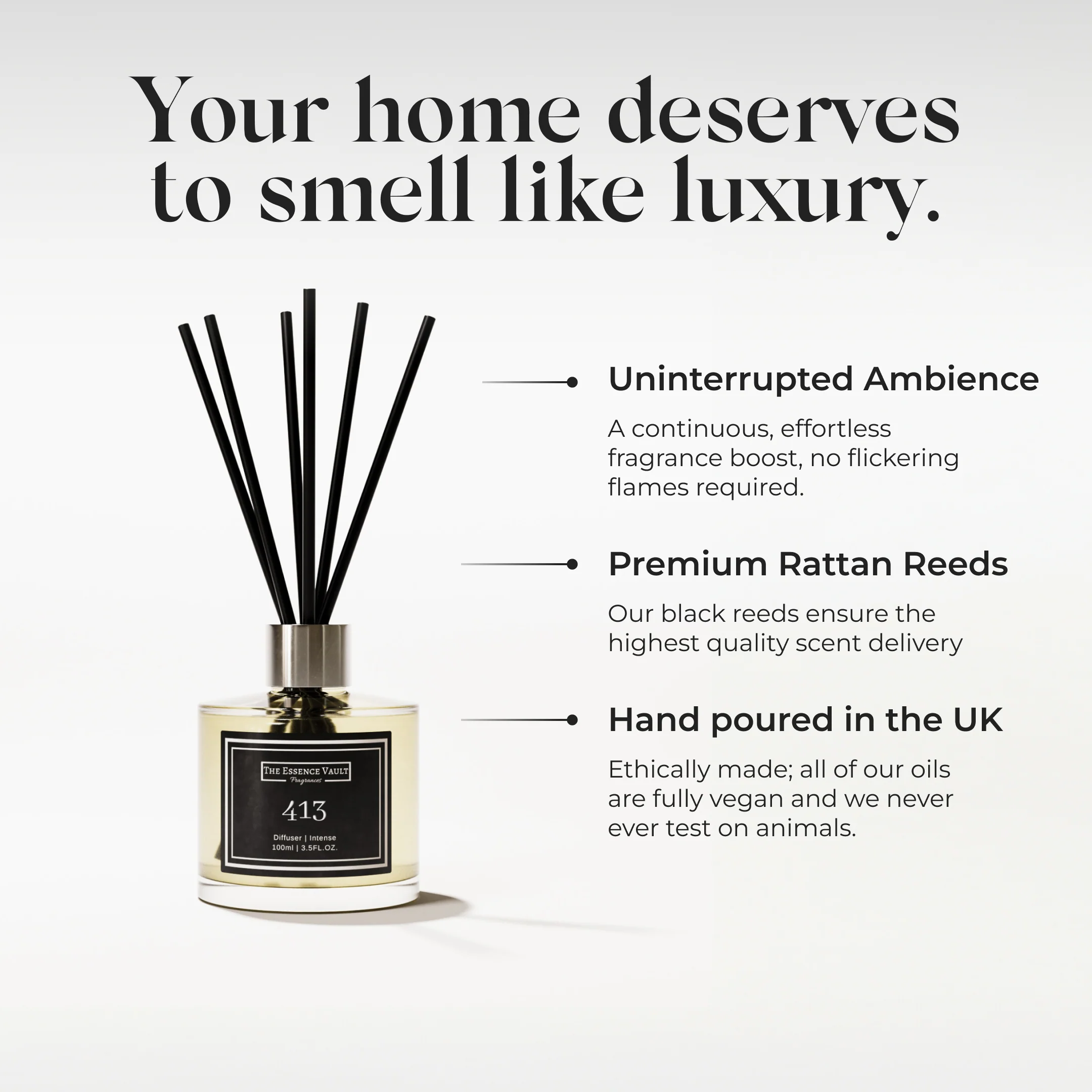100ml x3 Home Reed Diffuser Set - Image 3