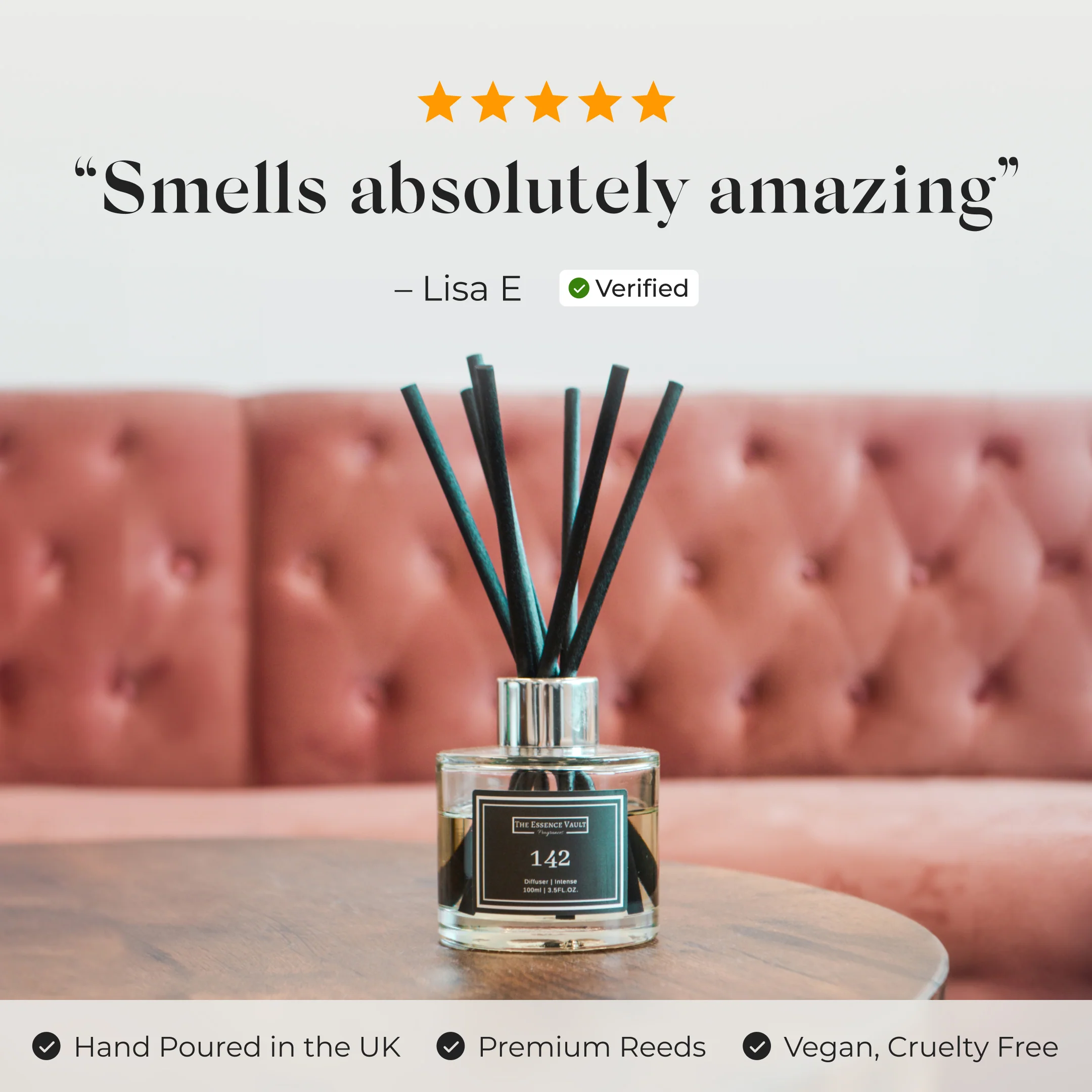 100ml x3 Home Reed Diffuser Set - Image 4