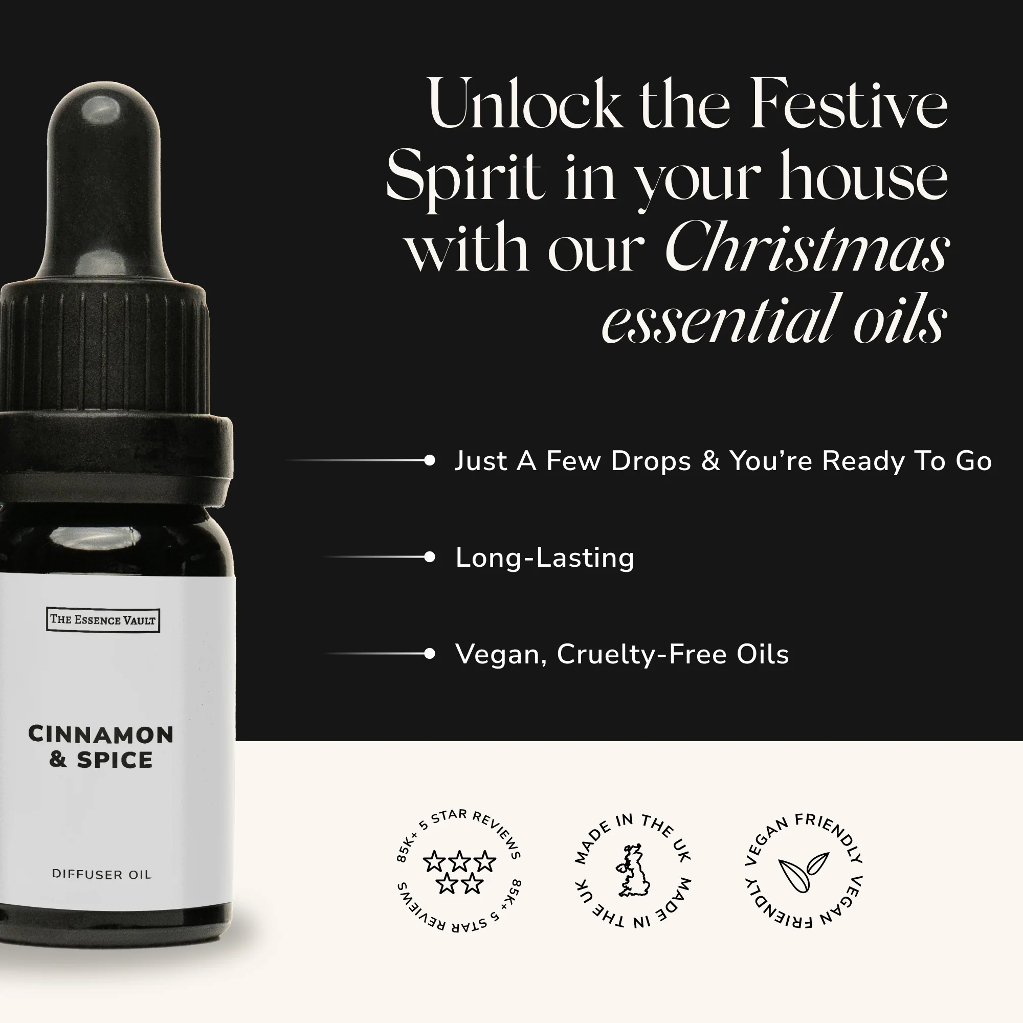 Cinnamon & Spice Electric Diffuser Fragrance Oil - Image 3