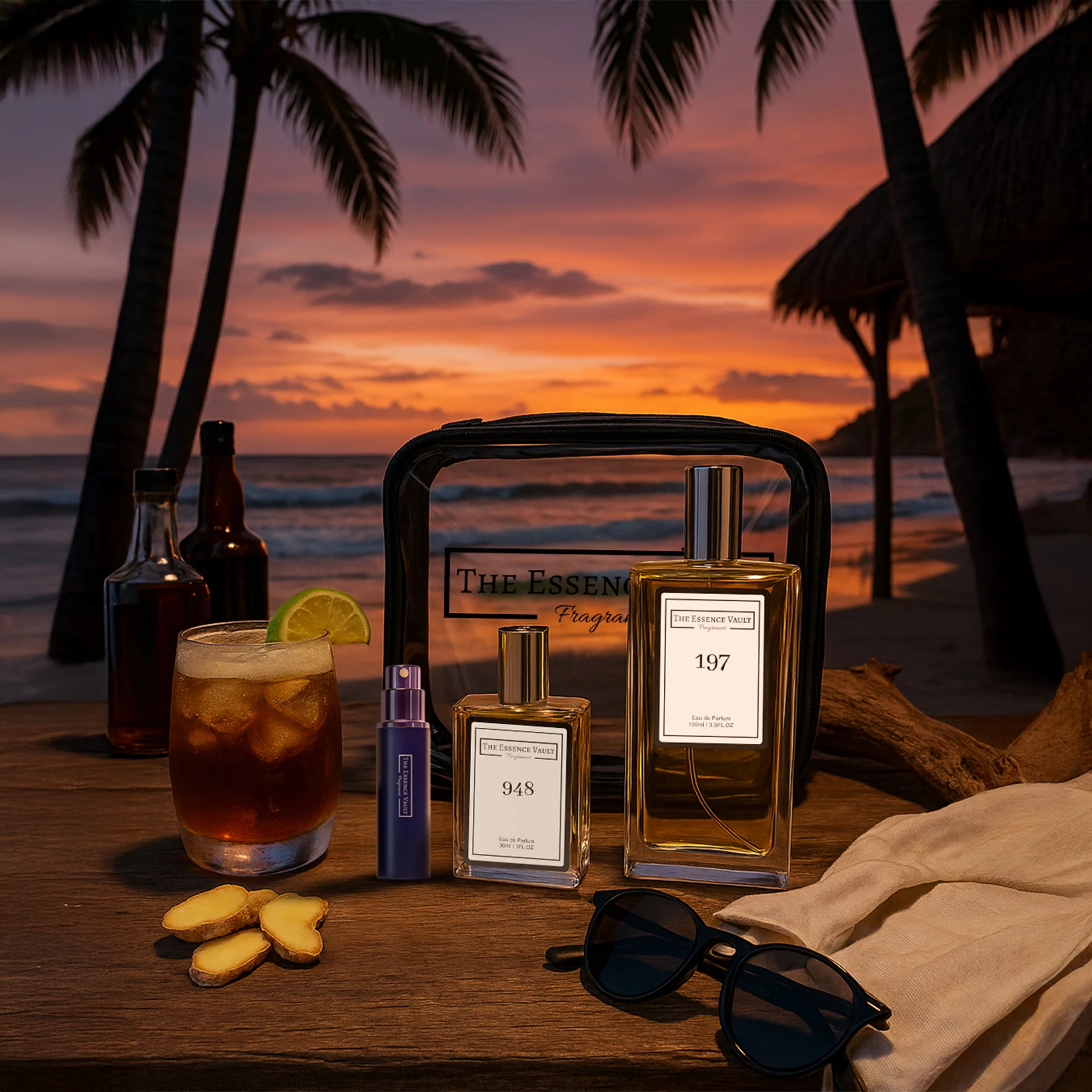 The Dark 'N' Stormy Travel Set (For Him)